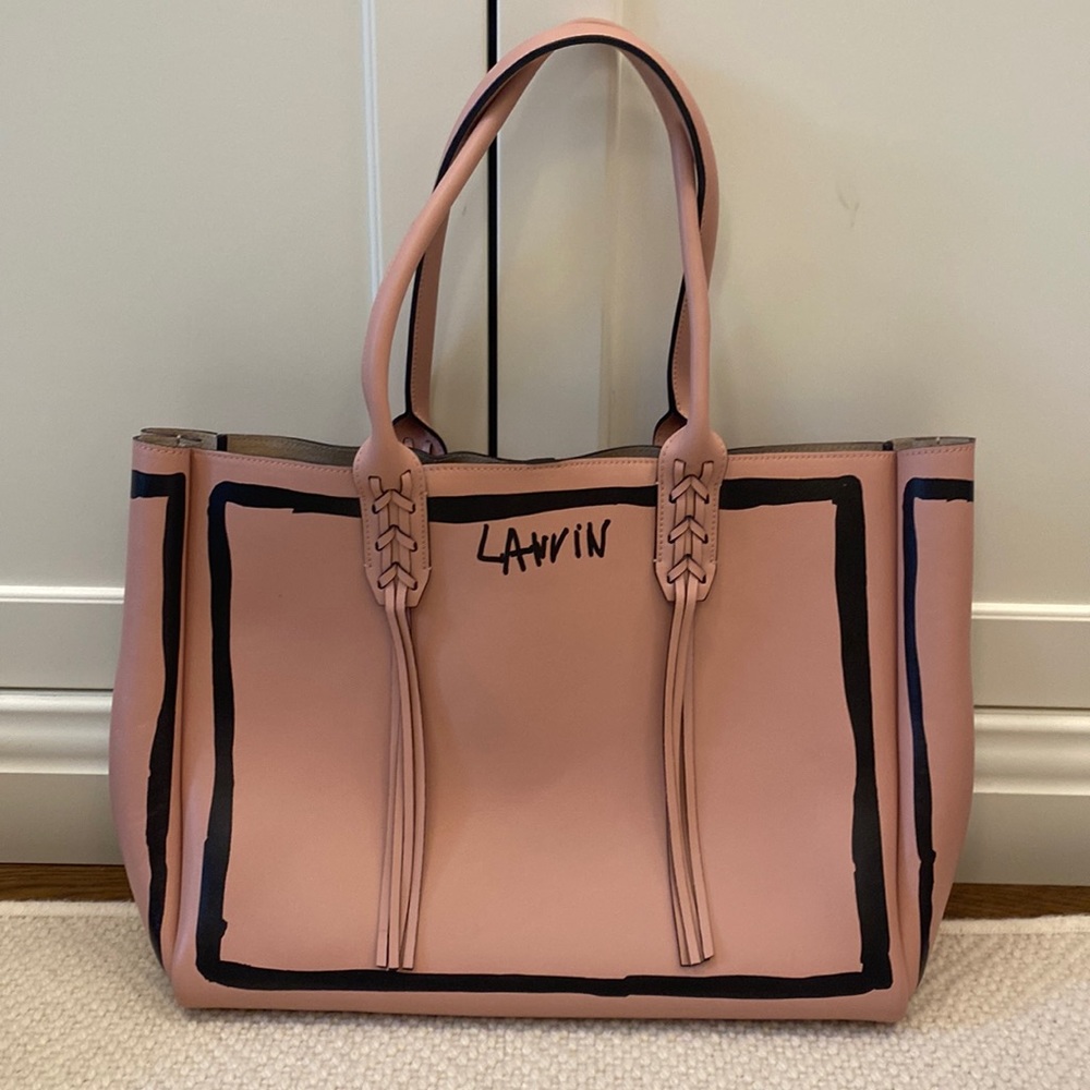 Lanvin Tote pink/black